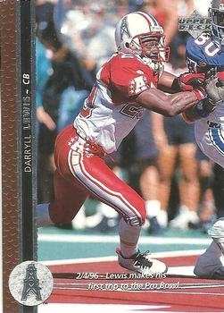  1996 Upper Deck # 102 Darryll Lewis Houston Oilers (Football  Card) NM/MT Oilers Arizona : Collectibles & Fine Art