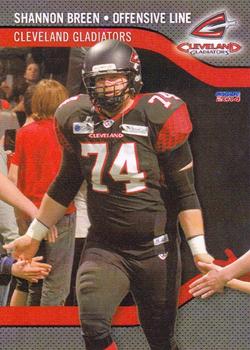 2014 Choice Cleveland Gladiators (AFL) #3 Shannon Breen Front