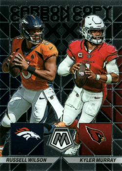 2023 Panini Mosaic - Carbon Copy #CC-4 Russell Wilson / Kyler Murray Front