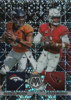 2023 Panini Mosaic - Carbon Copy No Huddle Silver #CC-4 Russell Wilson / Kyler Murray Front