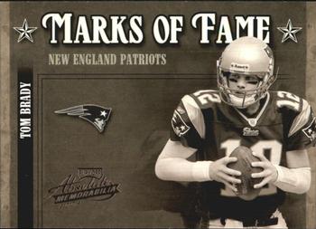 2004 Playoff Absolute Memorabilia - Marks of Fame #MOF-24 Tom Brady Front
