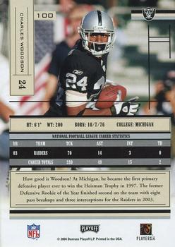 2004 Playoff Absolute Memorabilia - Retail #100 Charles Woodson Back