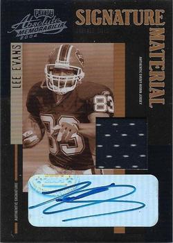2004 Playoff Absolute Memorabilia - Signature Material #SM-19 Lee Evans Front