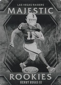2020 Panini Plates & Patches - 2020 Panini Certified Majestic Rookies Printing Plate Black #6 Henry Ruggs III Front
