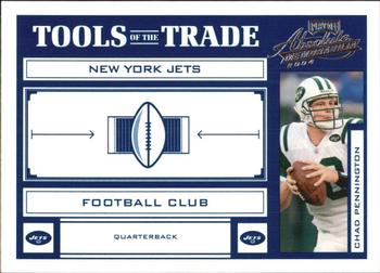 2004 Playoff Absolute Memorabilia - Tools of the Trade #TT-13 Chad Pennington Front