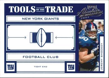 2004 Playoff Absolute Memorabilia - Tools of the Trade #TT-39 Jeremy Shockey Front