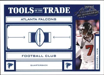 2004 Playoff Absolute Memorabilia - Tools of the Trade #TT-63 Michael Vick Front