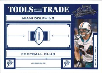 2004 Playoff Absolute Memorabilia - Tools of the Trade #TT-94 Zach Thomas Front