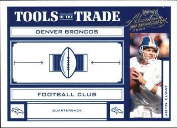 2004 Playoff Absolute Memorabilia - Tools of the Trade #TT-99 John Elway Front