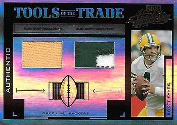2004 Playoff Absolute Memorabilia - Tools of the Trade Material Combos Prime #TT-9 Brett Favre Front