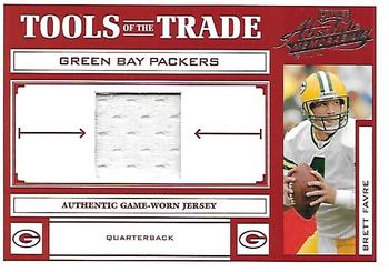 2004 Playoff Absolute Memorabilia - Tools of the Trade Material Jersey #TT-9 Brett Favre Front