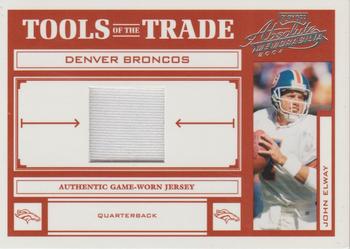 2004 Playoff Absolute Memorabilia - Tools of the Trade Material Jersey #TT-99 John Elway Front