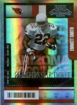 2004 Playoff Contenders - Championship Ticket #2 Emmitt Smith Front