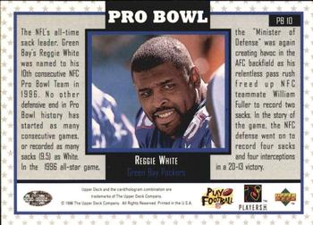 1996 Upper Deck - Pro Bowl #PB10 Reggie White Back