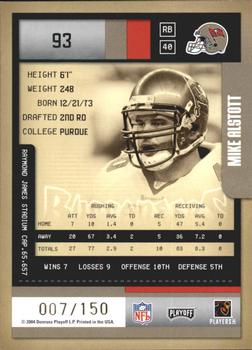 2004 Playoff Contenders - Playoff Ticket #93 Mike Alstott Back