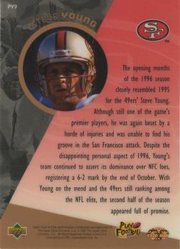 1996 Upper Deck - Proview #PV9 Steve Young Back
