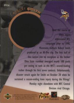 1996 Upper Deck - Proview #PV26 Robert Smith Back