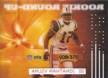 2004 Playoff Contenders - Rookie Round Up #RRU-12 Jonathan Vilma Back
