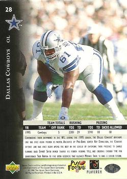 1996 Upper Deck Silver Collection #28 Dallas Cowboys Offensive Line Back