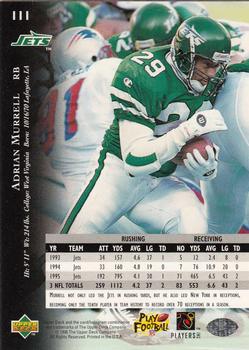 1996 Upper Deck Silver Collection #111 Adrian Murrell Back