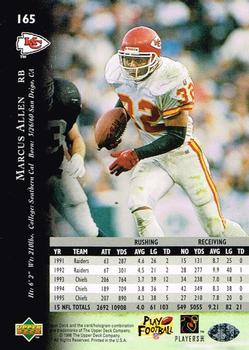 1996 Upper Deck Silver Collection #165 Marcus Allen Back