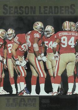 1996 Upper Deck Silver Collection #224 San Francisco 49ers Team Defense Front