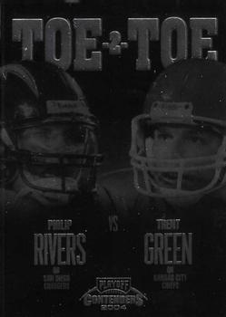 2004 Playoff Contenders - Toe 2 Toe #TT-26 Philip Rivers / Trent Green Front