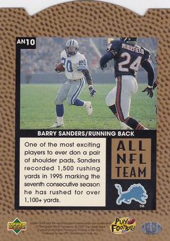 1996 Upper Deck Silver Collection - All-NFL Team #AN10 Barry Sanders Back