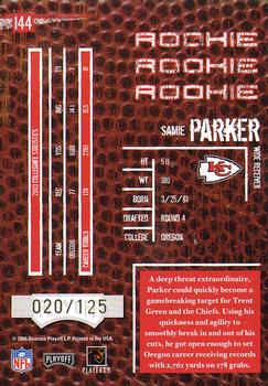 2004 Playoff Hogg Heaven - Hogg Wild #144 Samie Parker Back