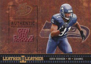 2004 Playoff Hogg Heaven - Leather in Leather #LL-9 Koren Robinson Front
