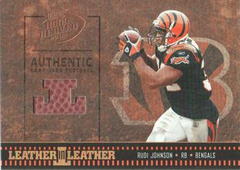 2004 Playoff Hogg Heaven - Leather in Leather #LL-15 Rudi Johnson Front