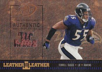2004 Playoff Hogg Heaven - Leather in Leather #LL-20 Terrell Suggs Front