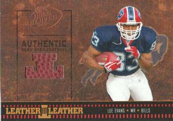 2004 Playoff Hogg Heaven - Leather in Leather #LL-28 Lee Evans Front