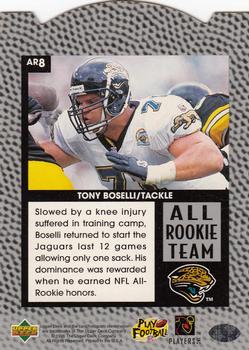 1996 Upper Deck Silver Collection - All-Rookie Team #AR8 Tony Boselli Back