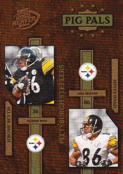 2004 Playoff Hogg Heaven - Pig Pals #PP-24 Jerome Bettis / Hines Ward Front
