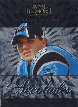 2004 Playoff Honors - Accolades #A-24 Jake Delhomme Front