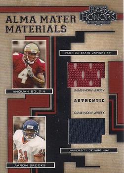 2004 Playoff Honors - Alma Mater Materials #AM-26 Anquan Boldin / Aaron Brooks Front