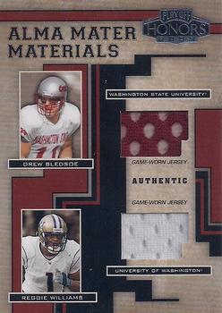 2004 Playoff Honors - Alma Mater Materials #AM-28 Drew Bledsoe / Reggie Williams Front