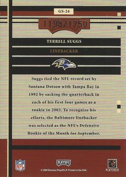2004 Playoff Honors - Game Day #GS-24 Terrell Suggs Back