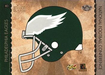 1996 Upper Deck Silver Collection - Team Helmets #NE3 Ricky Watters / Mike Mamula Back