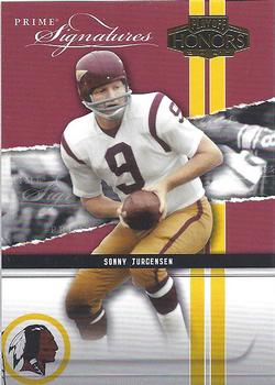 2004 Playoff Honors - Prime Signature Previews #PS-20 Sonny Jurgensen Front