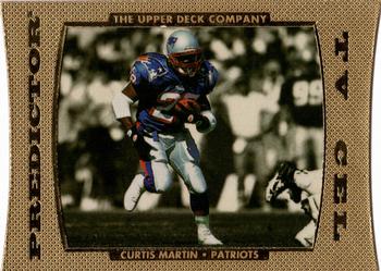 1996 Upper Deck - Predictors TV Cels #TV-8 Curtis Martin Front