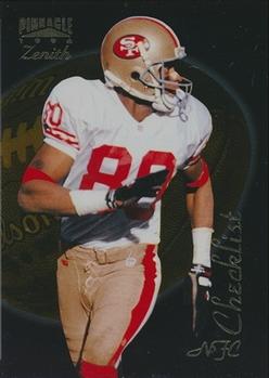 1996 Zenith #149 Jerry Rice Front