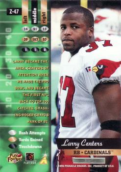 1996 Zenith #Z-47 Larry Centers Back