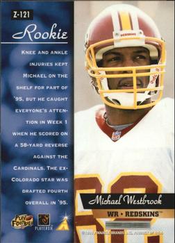1996 Zenith - Artist's Proofs #Z-121 Michael Westbrook Back