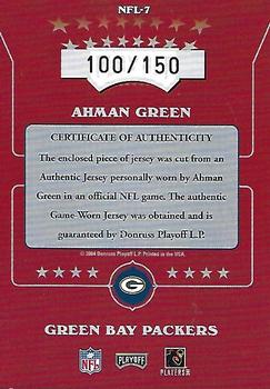 2004 Playoff Prestige - Stars of the NFL Jerseys #NFL-7 Ahman Green Back