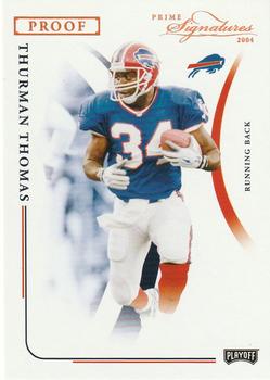 2004 Playoff Prime Signatures - Bronze Proofs #8 Thurman Thomas Front