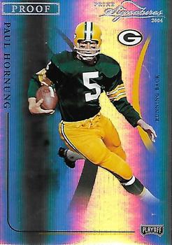 2004 Playoff Prime Signatures - Platinum Proofs #39 Paul Hornung Front