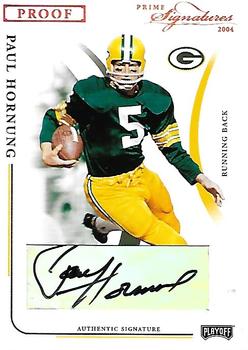 2004 Playoff Prime Signatures - Signature Proofs Bronze #39 Paul Hornung Front