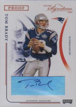 2004 Playoff Prime Signatures - Signature Proofs Bronze #57 Tom Brady Front